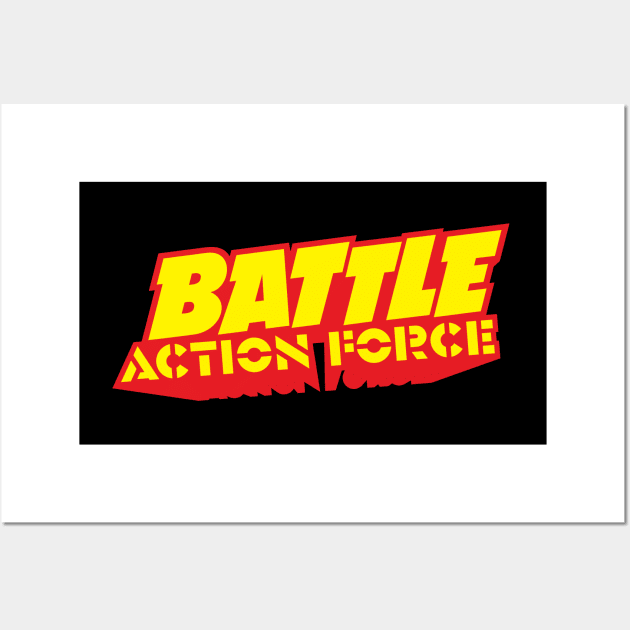 Battle Action Force classic logo Wall Art by JackCouvela